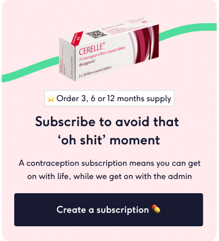 Create a contraception subscription | The Lowdown